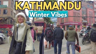 Kathmandu City WINTER Season Begins with FREEZING Cold Day Will It SNOW [upl. by Raquela252]