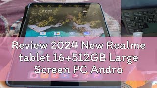 Review 2024 New Realme tablet 16512GB Large Screen PC Android 12 Dual SIM Card WIFI Online Course [upl. by Hinson801]