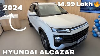 Hyundai alcazar 2024  new alcazar executive base varient  walkaround [upl. by Laine]