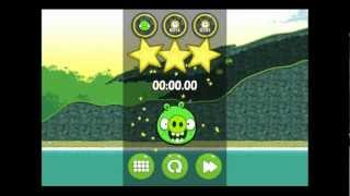 Bad Piggies Zero Seconds in Road Hogs R4 and R6 Fastest Possible Time [upl. by Netsirk224]