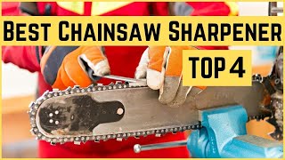 Best Chainsaw Sharpener  4 Best Chainsaw Chain Sharpeners [upl. by Ttehr]