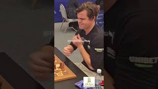 He sacrificed his ROOOOOOK against Magnus 😳😂 chess chessplayer schach echecs ajedrez шахматы [upl. by Nodlew]