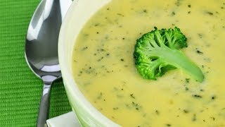 How To Make Creamy AntiCancer Broccoli Soup [upl. by Sueddaht]