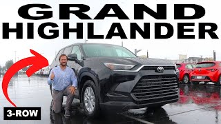 2024 Toyota Grand Highlander The Highlander But More Grand [upl. by Euqinaj]