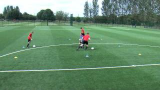 Coerver Coaching with Stoke City  Part 1 [upl. by Barbuto776]