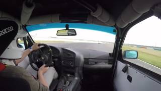 Lausitzring 03042016 ADACTrackdayFreies Fahren BMW E36 318is Turn1 Eric [upl. by Darrel]