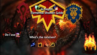 HOW to PLAYBIG DAMAGE 🌋CATACLYSM⚡Elemental Shaman⚡ GuideFOR NEW AND OLD PLAYERS [upl. by Bennion431]