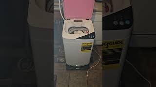 Costway automatic portable washer [upl. by Sueaddaht]