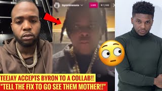 Byron Messia DISS The Fix amp Them MOTHER BRAWLING  Teejay EXPOSE Him Willing To Work With Byron [upl. by Yeh]