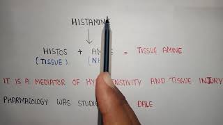 Introduction to histamine  cells producing histamine  mast cells and non mast cells [upl. by Peltz]