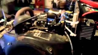 Sears Tractor with Onan Engine Starts right up after cleaning Carburetor and Fixing Fuel Pump [upl. by Bleier]