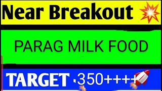 PARAG MILK FOODS SHARE LATEST NEWS TODAYPARAG MILK SHARE TARGETPARAG MIK FOOD SHARE ANALYSIS [upl. by Renrut]