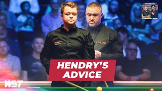 Stephen Hendrys ADVICE for Stan Moody  Snooker Club Podcast [upl. by Enyalb593]