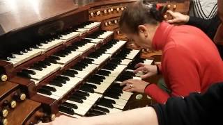 SaintSulpice organ Sophie improvisation [upl. by Flinn]