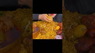 CHAKEN BIRIYANI EGGS CURRY CHAKEN CURRY youtubeshorts foodchallenge [upl. by Alcine]