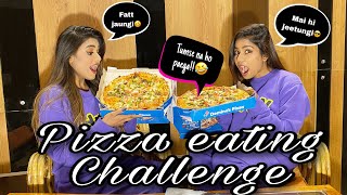 Large Pizza Eating Challenge 🍕🍕  Rugima 😍😍🤤 [upl. by Ylram]