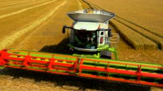 Claas Lexion 770 TerraTrac harvest season 2014 OÜ Voore Farm [upl. by Eceeryt]