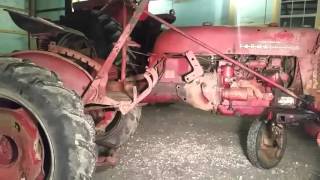 Removing the sickle bar mower from the 1955 Farmall Cub [upl. by Newby]