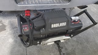 badland 12k winch reciever hitch mount [upl. by Tychon487]