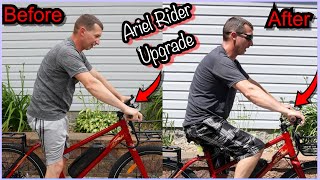 Why I Upgraded my Ariel Rider Rideal Handlebars Must see Tip to remove Handgrips [upl. by Grantland]