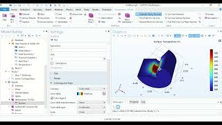 COMSOL Heat Transfer Conduction in a Cylinder [upl. by Glad]