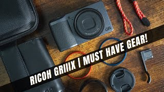 MustHave Street Photography Accessories  Ricoh GRIIIX  2024 [upl. by Thia]