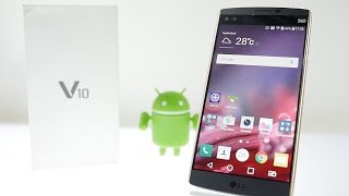 LG V10 Premium Smartphone Unboxing Impressions amp Overview [upl. by Manlove64]