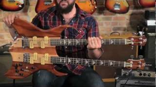 BC Rich Bich Double Neck Bass Spinal Tap  CME Gear Demo  Marc Najjar [upl. by Keldon800]