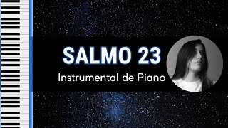 🔵SALMO 23🔵 ‎Misael J cover Instrumental de Piano  Letra  Tutorial 🎹✨ [upl. by Sollie]