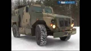 SPM3 Medved Bear test driving new Russian armored vehicle Video RIA Novosti [upl. by Montana]