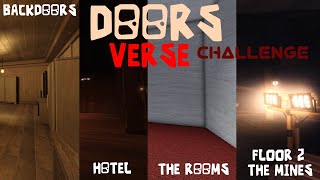 DOORS Verse Challenge The Hardest Challenge For Now [upl. by Ilat442]