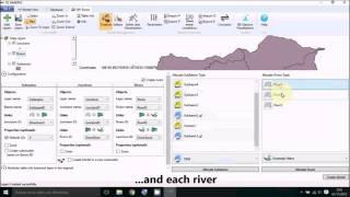 RS MINERVE  Creation of hydrological models from GIS [upl. by Ayahsey]