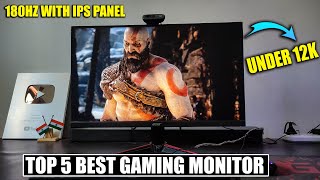 Top 5 Best Monitor Under 12000 Rs 🔥 For GamingEditingOffice 🔥 Best Monitors Under 12000 In India [upl. by Ecirpak]