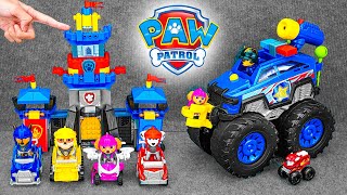 Paw Patrol toys unboxing ASMR  PAW Patrol Chase Rescue Wheels Vehicle  Chase Rubble Marshall [upl. by Jenda]