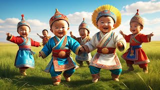 Baby Dance mongol  Cute Baby Song for Toddlers เพลงเด็ก by Bibi kids Song [upl. by Ralston957]