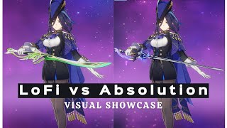 Clorinde Light of Foliar Incision LoFi vs Absolution  VISUAL  Basic Attack Skill Burst [upl. by Nisior]