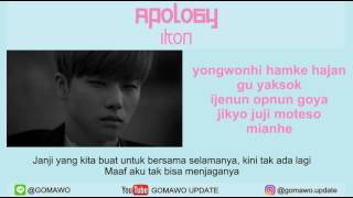 LIRIK IKON  APOLOGY MV amp EASY LYRIC ROMINDO [upl. by Francklyn]