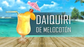 ¿Cómo hacer un DAIQUIRI DE MELOCOTÓN [upl. by Kcirret]