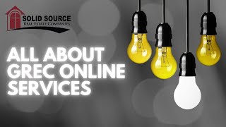 GREC Online Services Confirm CE Hours Renew or Print License Update Contact Information [upl. by Albertina]