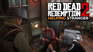 Helping Stranger near Saint Denis rdr 2  Mureed Sahb [upl. by Platto]