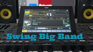 Korg Pa5x  Swing Big Band  Jazz Category  Style Element  OS V 130 new sound [upl. by Kin]