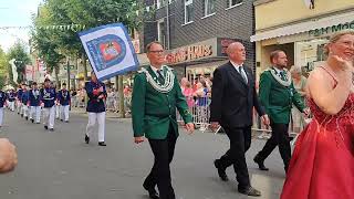 Schützenfest Grevenbroich Festumzug Sonntag 2024 [upl. by Etireugram]