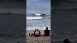 Encuentro Surfing Beach in Cabarete DR sosuarealestate travel surfing cabareterealestate [upl. by Fredi]