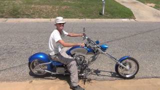 Test Ride  34 Mini Chopper  Resurrection 4 [upl. by Sairtemed721]