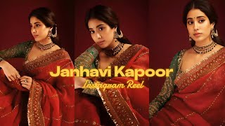 Janhavi Kapoor In Saree ❤️🔥 [upl. by Patric]