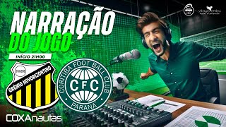 🟠 NOVORIZONTINO X CORITIBA AO VIVO  SERIE B 2024  6ª RODADA [upl. by Nnelg]