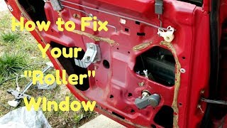 Fix Your Manual Window Regulator  quotRollyquot Hand Crank Fix  9200 HondaAcura [upl. by Schug340]