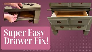 Drawers keep falling out Heres how to fix them for cheap [upl. by Enaled906]