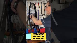 3 Choices When Dishing Centering Bike Rims Wheels shorts [upl. by Aiderfla]