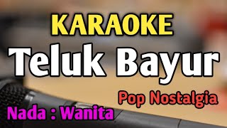 TELUK BAYUR  KARAOKE  NADA WANITA CEWEK  Pop Nostalgia  Ernie Djohan  Live Keyboard [upl. by Vic]